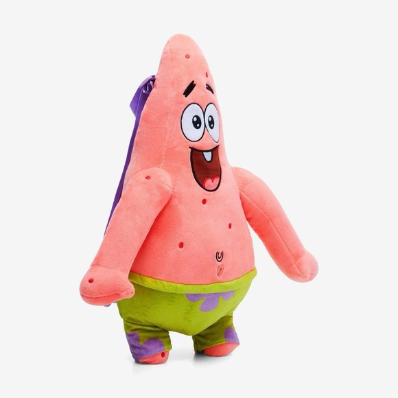 SpongeBob SquarePants Patrick Star Plush Backpack 19” Hot Topic - Picture 2 of 7